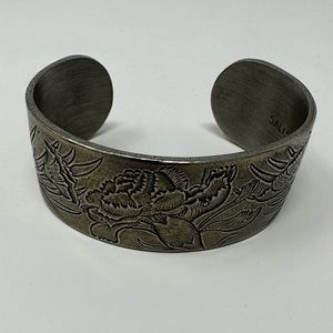 Salisbury pewter cuff bracelet